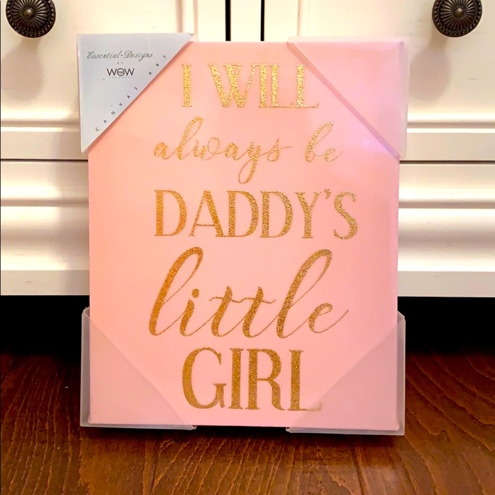 Daddy’s Girl Canvas frame